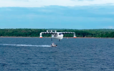 O futuro da mobilidade marítima levanta voo: REGENT anuncia o primeiro voo mundial de um Seaglider tripulado